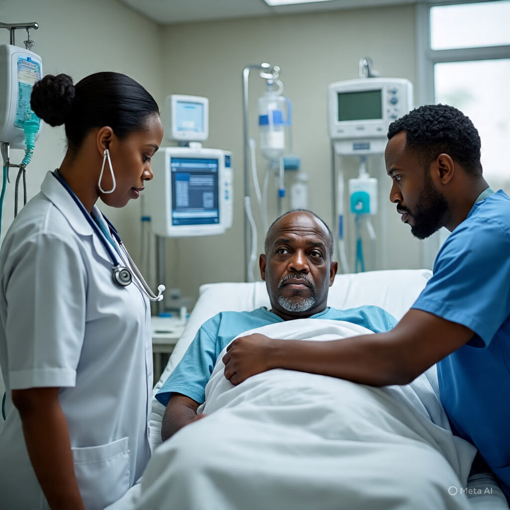 Patient in ICU Treated for Sepsis