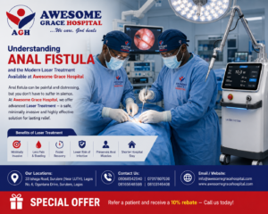 Anal Fistula Laser Treatment in Lagos at Awesome Grace Hospital